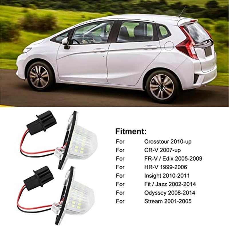 Wivplex 18 LED Car License Plate Light for JAZZ 2002-2014 - Image 2