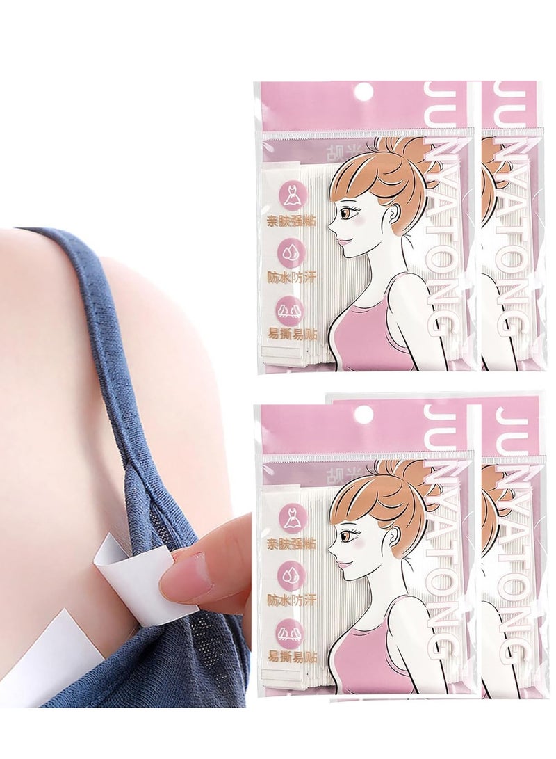 Generic Double sided clothing and body tape, women's clothing fabric tape, powerful invisible and transparent tape suitable for all skin types, 144 tapes  - Image 1