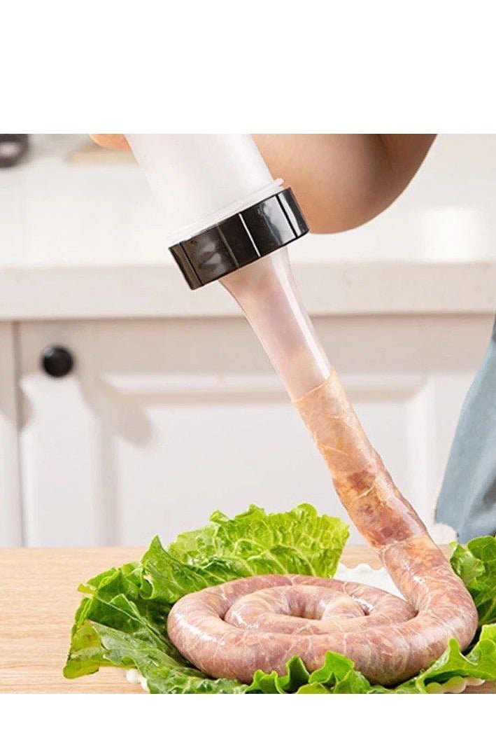 Manual sausage making meat stuffing machine with 3 Sizes Sausage Stuffing Tubes - Image 3