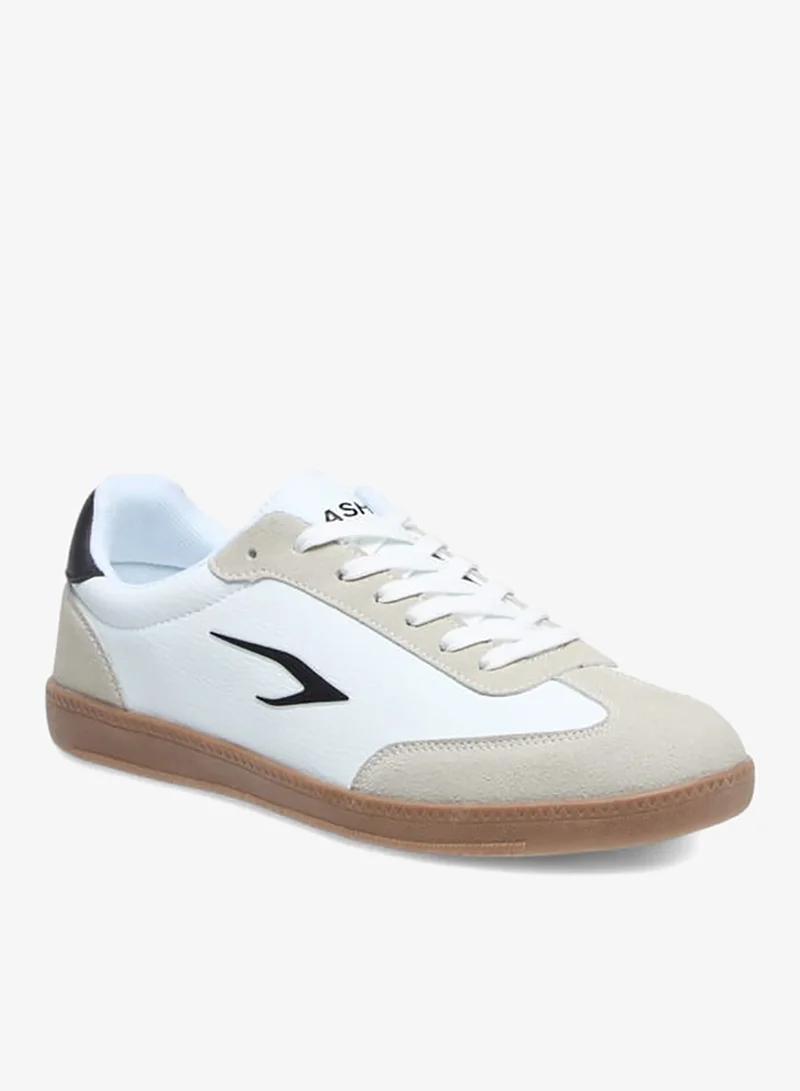 Dash Men Panelled Sneakers with Lace-Up Closure