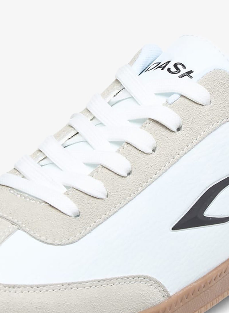 Dash Men Panelled Sneakers with Lace-Up Closure - Image 4