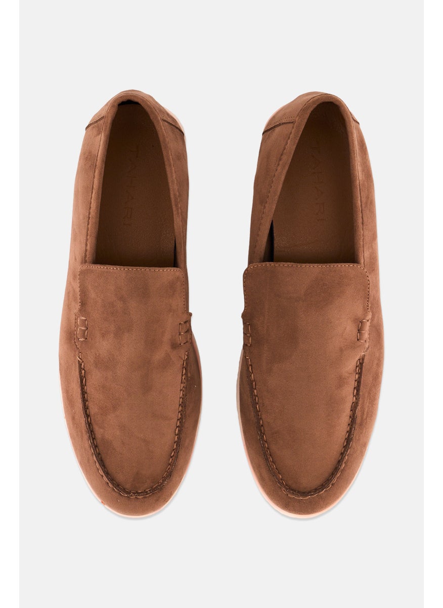 Tahari - Men Slip On Casual Shoes, Brown - Image 1