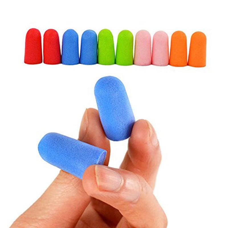 VORVEN Earplugs for Sleeping Noise Cancelling, Reusable Ear Plugs ? Super Soft Ear Plug, for Sleeping, Swimming, Noisy Places - Random Color 4Pair - Image 2