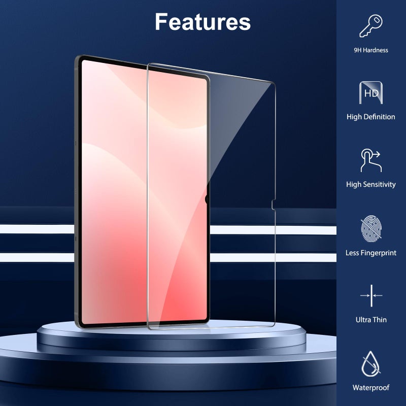 SPARIN 2 Pack Screen Protector for Samsung Galaxy Tab S11 Ultra/S10 Ultra/S9 Ultra/S8 Ultra 14.6 Inch, 9H Tempered Glass for Galaxy Tablet S11 Ultra, Anti-Scratch/Case Friendly - Image 4