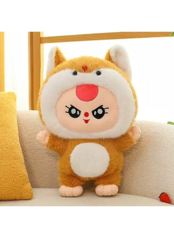 ThreeBaby Bubble Matova Three-year-old Plush Toy Doll Doll Small Size Pillow Catch Doll Machine-Colour:Black And White-High:46cm - Image 4