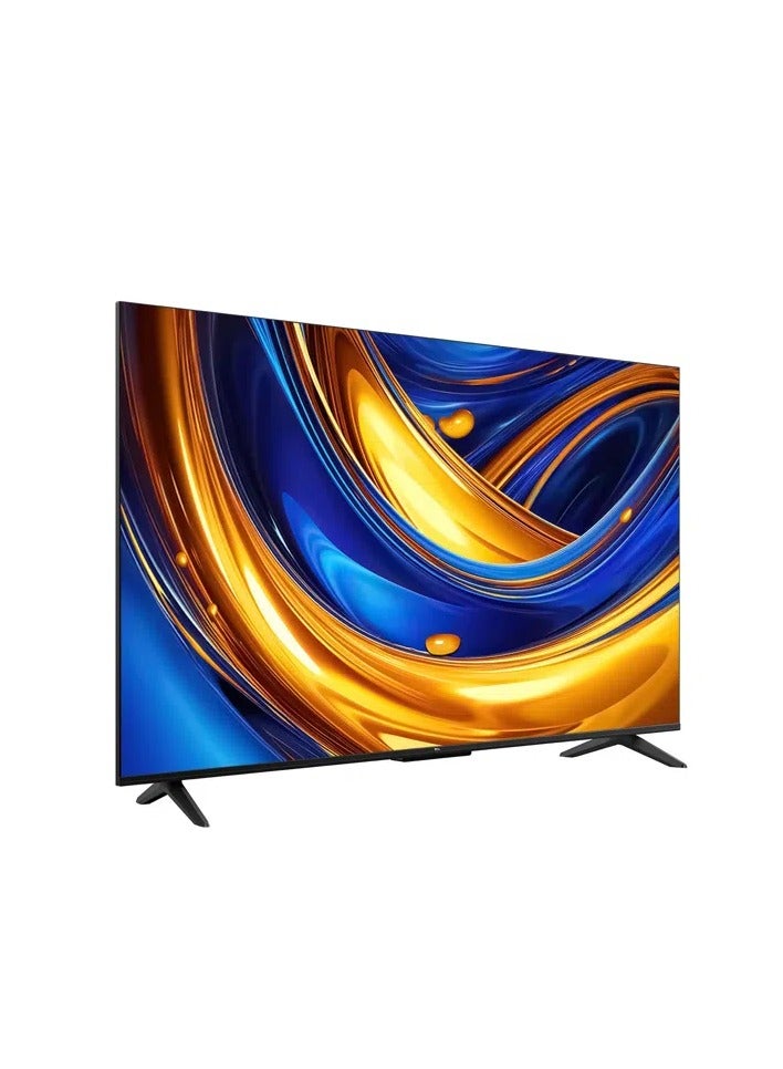 TCL 55 Inch P655 4K UHD Smart TV with AiPQ Processor, Dolby Audio, HDR 10, Dynamic Color Enhancement, Metallic Bezel-less & Google TV 55P655 Black - Image 3