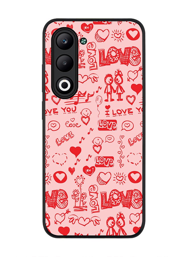 Stylizedd For Oppo A5 5G / A5 4G Case,Slim fit Camera Protection, Shockproof Thin Phone cover  - Love Doodle