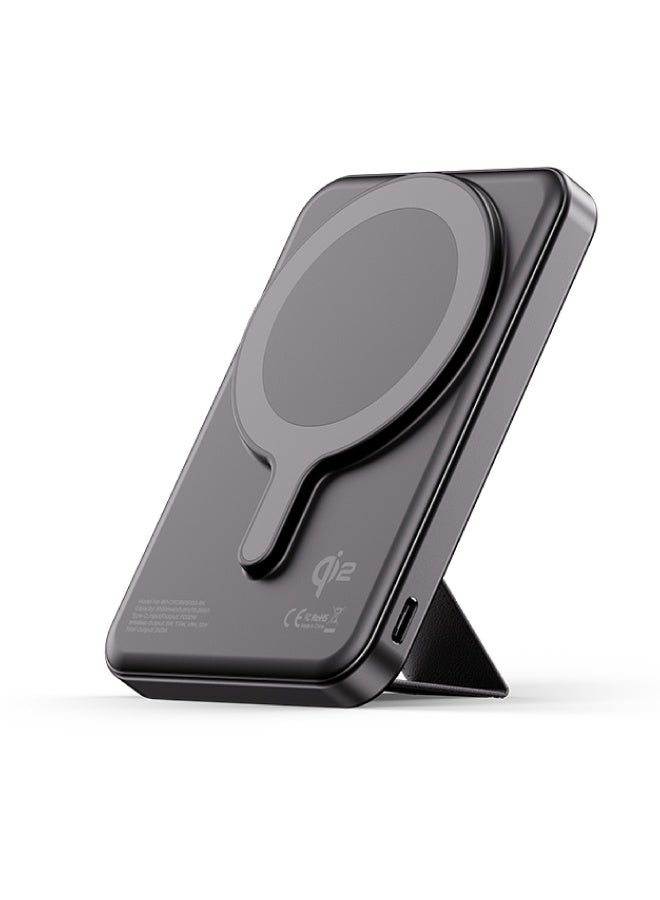 CorePod Grip MagSafe Power Bank 5000mAh / 10000mAh | 15W Qi2 Wireless Fast Charging, Foldable Stand – Magnetic Battery Pack for iPhone 15/14/13 Series