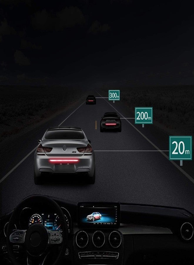 Kelenate® (Red) 35.2'' Strong Reflective Stripe Stickers High-Intensity Night Visibility Reflective Decal Safety Warning Diamond Grade Waterproof Self Adhesive Compatible with Triber - Image 5