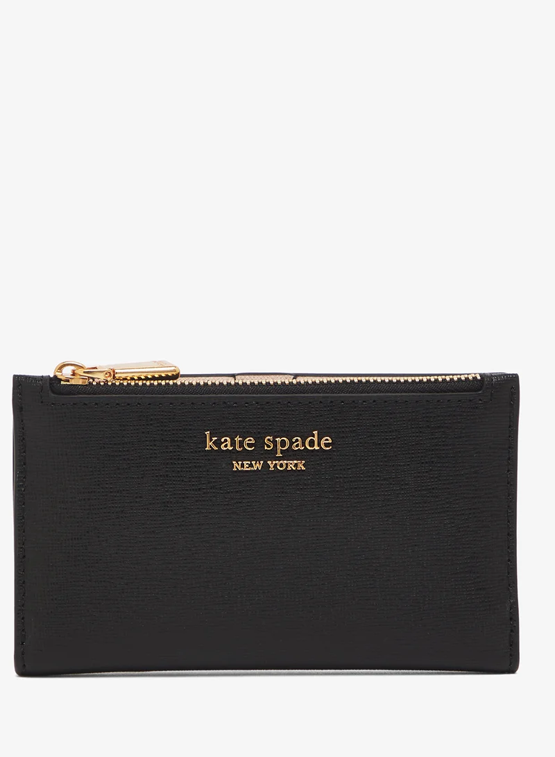 Logo Detail Zip Through Wallets
