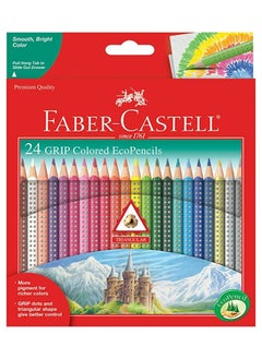 FABER-CASTELL Faber-Castell Grip Colored Wooden Pencils - 24 Pack  - Image 1