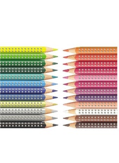 FABER-CASTELL Faber-Castell Grip Colored Wooden Pencils - 24 Pack  - Image 4
