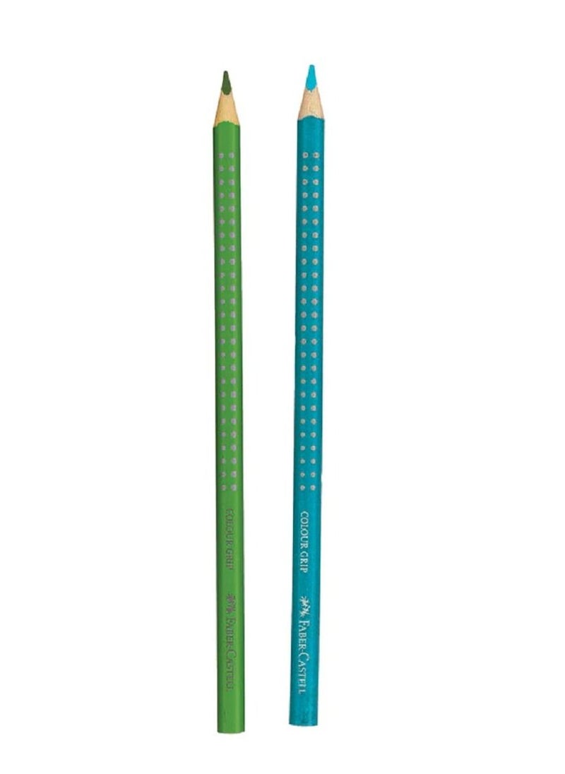 FABER-CASTELL - Faber-Castell Grip Colored Wooden Pencils - 24 Pack - Image 1