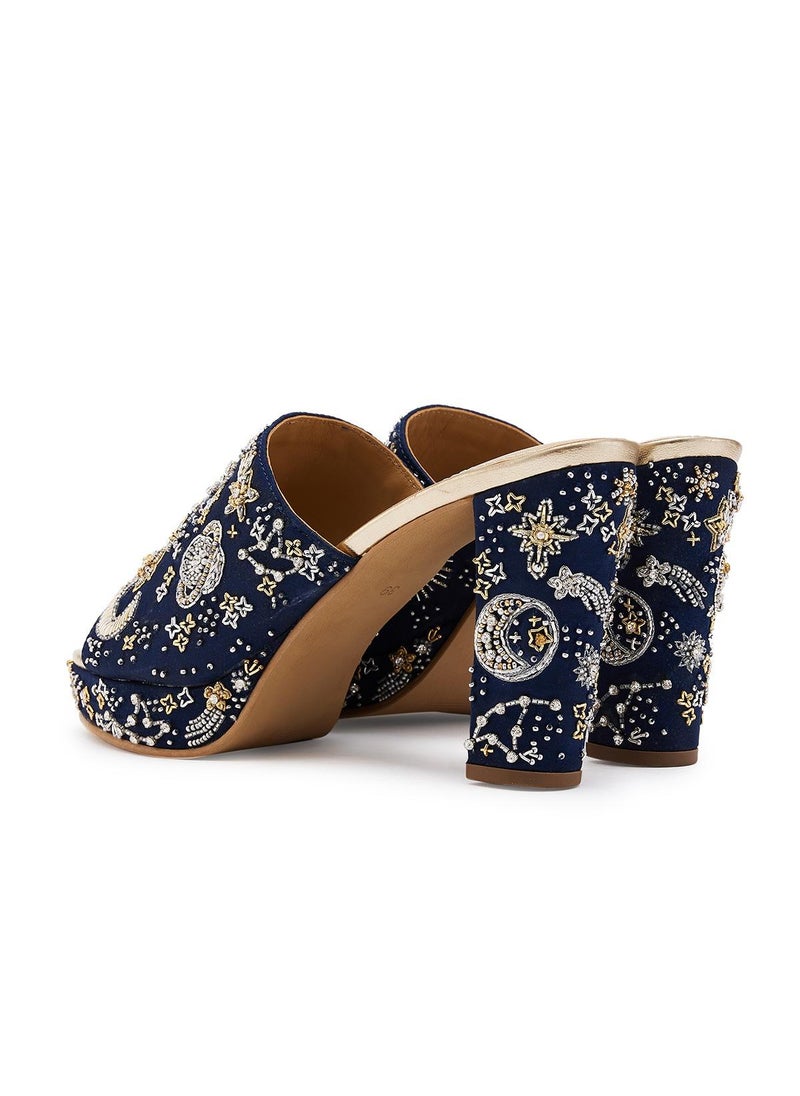Anaar Anaar Glitterati Platform Sandals, Womens Festive, Special Occasion and Partywear Premium Sandals  - Image 3