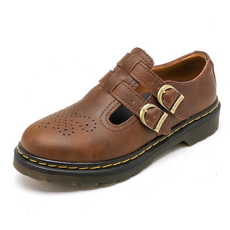 Versatile Casual Martin Women'S Shoes, Comfortable Women'S Fashion Shoes, Women'S Shoes, Light Women'S Large Size Handmade Martin Women'S Shoes - Image 2