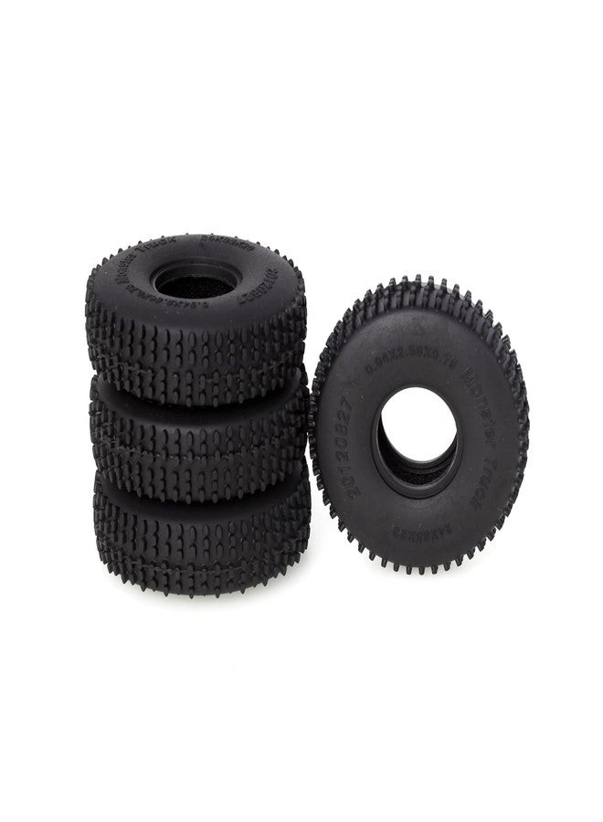 LCX Racing 1/18th RC Crawler Car Butyl Rubber 1.0 Beadlock Wheel Tire w/Foam Tyre for TRX4M Axial AX24 XC-1 SCX24, Upgrades Parts Accessories,2pcs (64x20mm) - Image 4