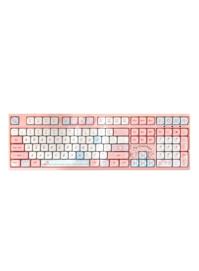 Akko 3108rf V3 Biainuo Dual-mode Mechanical Keyboard 2.4g Wireless Gaming 108-key Hot-swappable Wired Office Keyboard High Aesthetic Battery-powered Version
