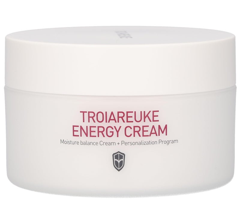 TROIAREUKE Energy Cream Moisturizing Facial Night Cream with Bifida Galactomyces and Peptides For Dry Dehydrated and Combination Skin Korean Skin Care