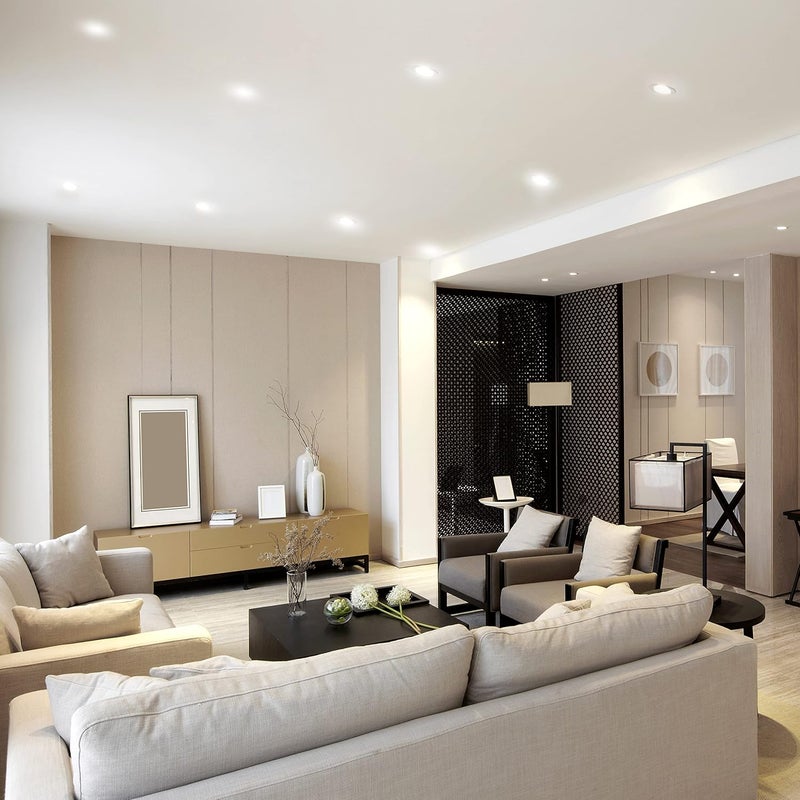 WIPRO مصباح داونلايت ميني LED 3 واط من البولي كربونات بتصميم مدمج للمنزل والخزائن | ضوء أبيض دافئ (2700 كيلفن) | تصميم مدمج بزاوية شعاع 120° | مصباح داونلايت مدمج للسقف المعلق | فتحة 2.3 بوصة | عبوة من 1 - Image 3