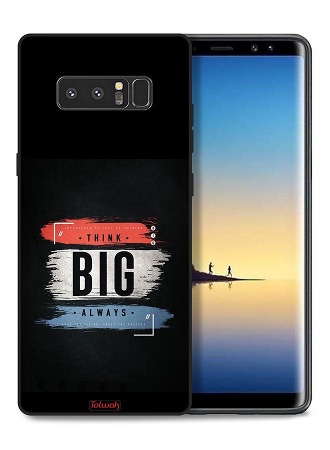 Tolwak Samsung Galaxy Note 8 Protective Case Cover Think Big Always - Image 1