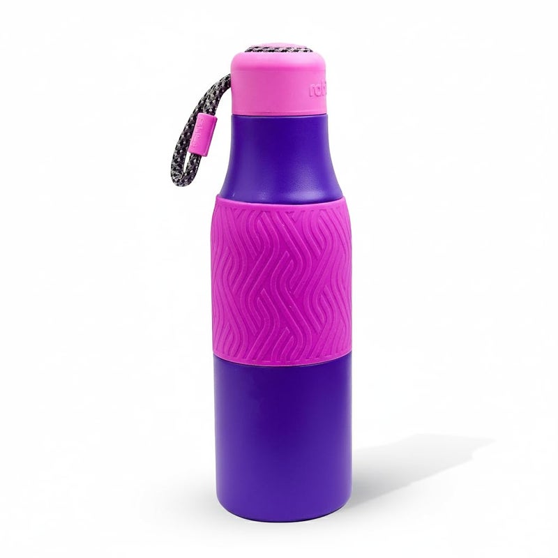 Rabitat Newly Launched Zappy 700ml, Double Wall Vaccum Insulated Flask | Upto 24 Hrs Hot & Cold | 2 Years Brand Warranty | ISI Certified | SPA Free | Ideal for Gym, Office, School, Outing (Violet) - Image 1