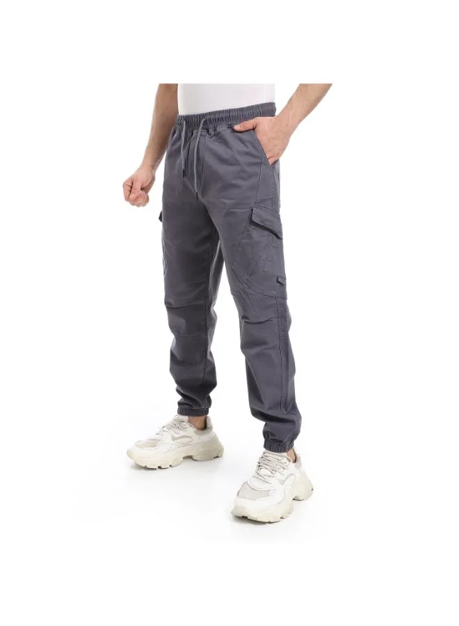 Coup Coup Men Gabardine Jogger Pants 1330176 38 - D.Grey