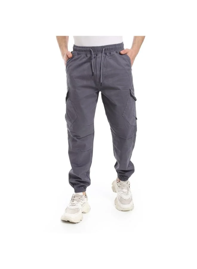 Coup Coup Men Gabardine Jogger Pants 1330176 38 - D.Grey