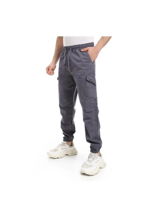 Coup Coup Men Gabardine Jogger Pants 1330176 38 - D.Grey