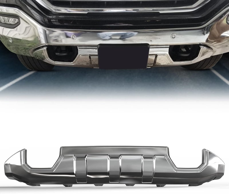 HECASA Front Bumper Skid Plate for 2016-2019 GMC Sierra 1500 - Chrome Replacement - Image 1