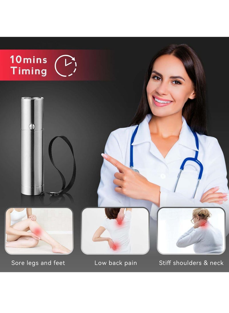 Excefore Red Light Therapy Device, Red & Infrared Light Wand with 5 LEDs 5 Wavelengths and Pulsed Modes for Body Joint Muscle Pain Relief, at-Home Handheld Healing Gift for Men Women Elders Dogs Cats - Image 4
