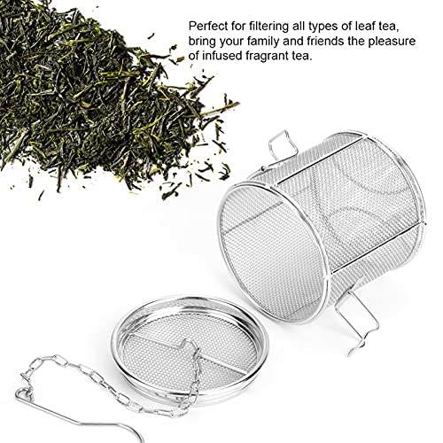 Sanpyl Spice Filter, Stainless Steel Wire Mesh Design Tea Strainer Soup Seasonings Seperation Basket Filter for Home Kitchen - Image 3