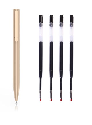 Metal Sign Pen Ballpen Signing Pen 0.5MM Gel Refill Black Ink Office School Writing Pen (Metallic Gold) - pzsku/Z41CE60044BE7FC055D05Z/45/_/1734051199/274a17b3-29da-4ef4-ad53-83e3ced3eb82