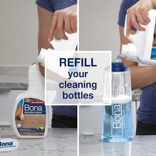 Bona Hardwood Floor Cleaner Refill (2.5 Ltr) (88 oz) (Specially Designed For Wood Floor/Wooden Surface Cleaning | iRobot Liquid | Suitable for Lacquer (Varnished) or Hard-Waxed Wood Floors - Image 3
