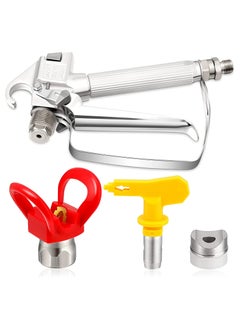KASTWAVE High Pressure Airless Paint Spray Gun, Airless Spray Gun with 517 Tip Fit Apply for Spraying on Walls, Furniture, Railings, Etc.  - Image 2