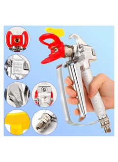 KASTWAVE High Pressure Airless Paint Spray Gun, Airless Spray Gun with 517 Tip Fit Apply for Spraying on Walls, Furniture, Railings, Etc.  - Image 5
