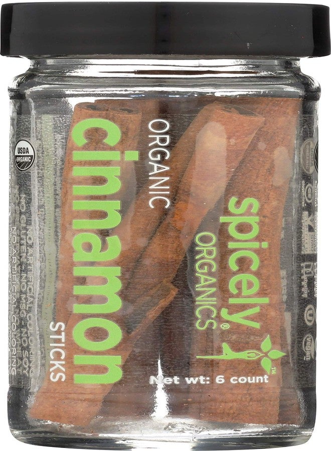SPICELY Organic Jar Cinnamon Sticks True, 6 CT - Image 5