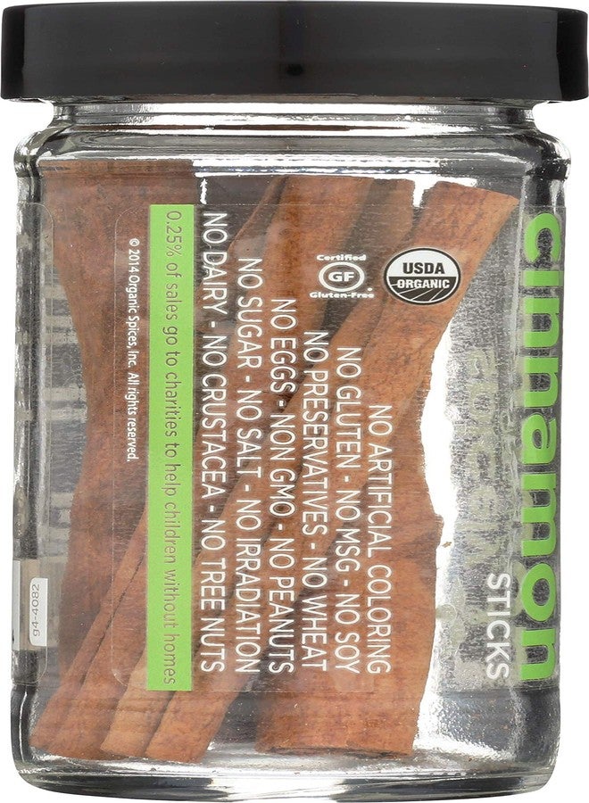SPICELY Organic Jar Cinnamon Sticks True, 6 CT - Image 2