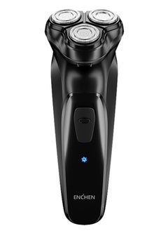 ENCHEN Electric Razor for Men, Rechargeable Electric Rotary Shaver, Washable Shaving Head, USB Type-C 1 Hour Fast USB Charging, 3D Floating Head, Gifts for Fathers（Black）  - Image 1