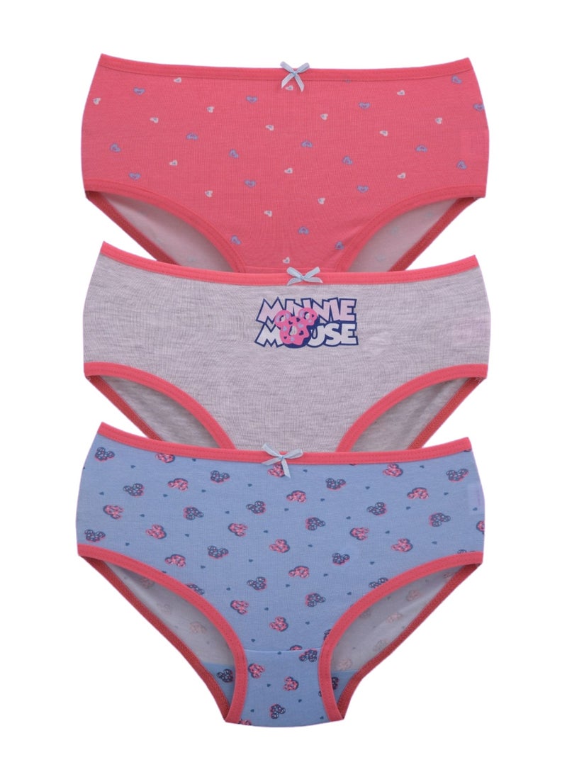 Kalia - Pack Of 3 Cotton Brief Panties Underwear For Girls - Image 1