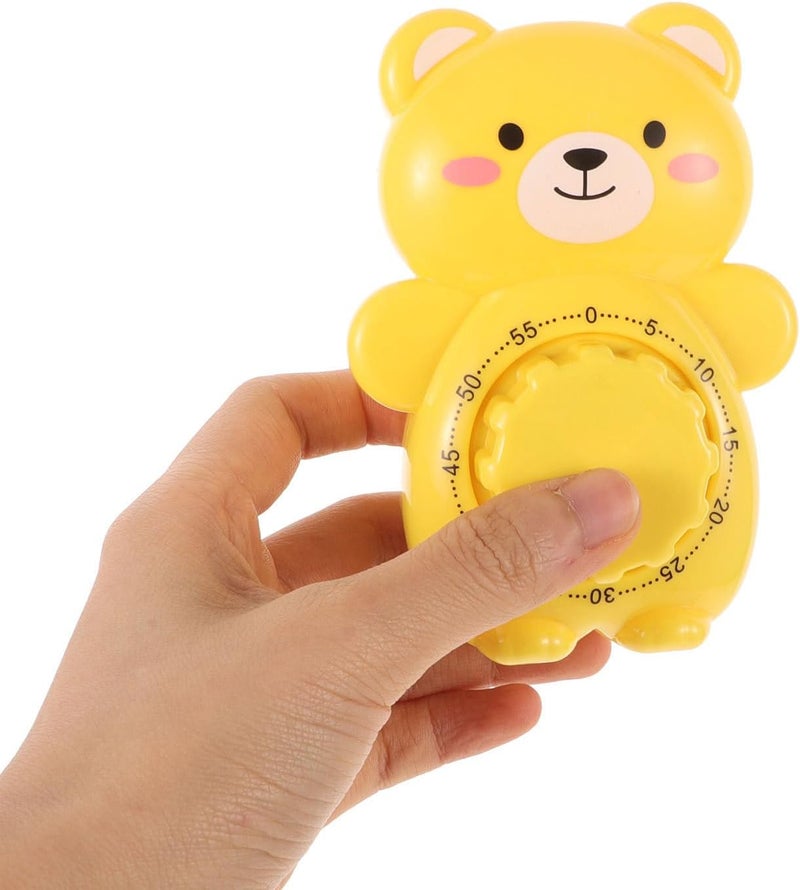 VOSAREA Cartoon Animal Kitchen Timer Cute 60-Minute Mechanical Cooking Timer Shape for Baking and Cooking Home Kitchen Use - Image 4