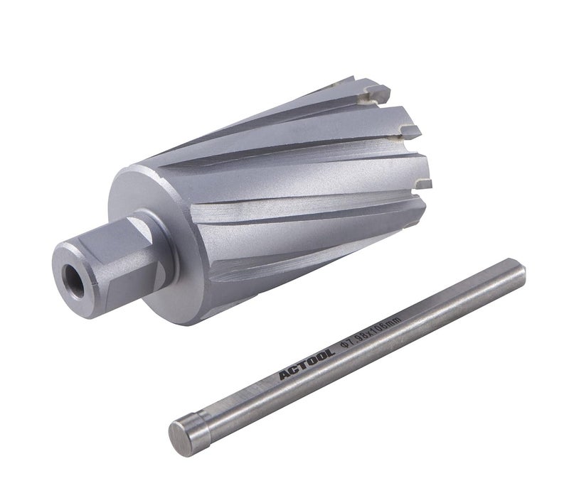 ACTOOL 1-5/8'' Diameter x 2'' Depth of Cut Carbide Tipped TCT ANNULAR Cutter with 3/4'' Weldon Shank - Image 4