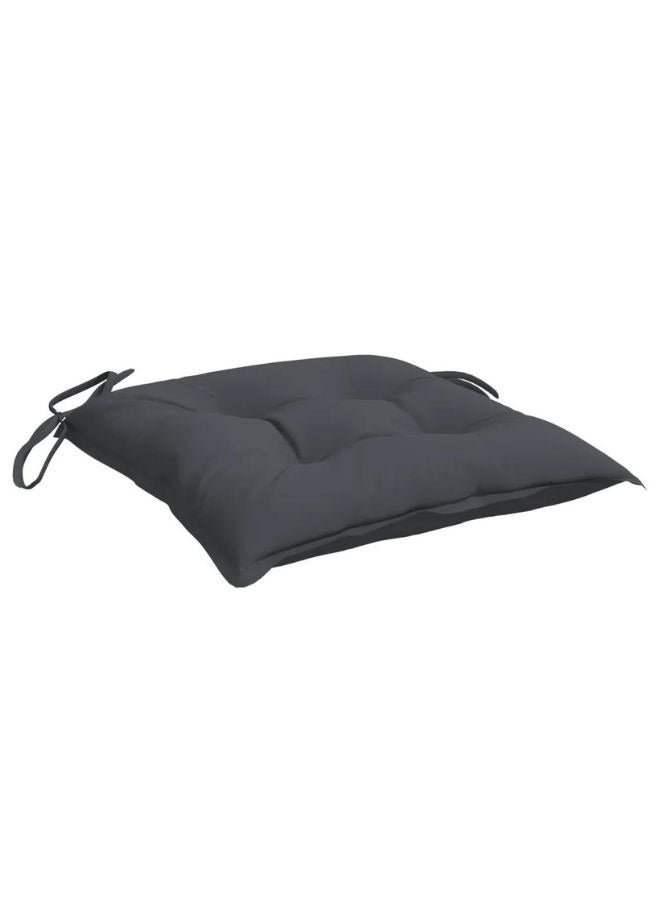 vidaxl vidaXL Chair Cushions 2 pcs Anthracite 40x40x7 cm Oxford Fabric  - Image 2