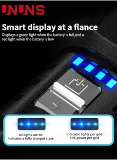 UNUNS Flashlights,Handheld Flashlights,USB Rechargeable LED Flashlight,900000 High Lumens COD Lights With Zoomable,4 Lighting Modes,Waterproof Tactical Flash Light For Home Outdoor Activities Camping  - Image 4