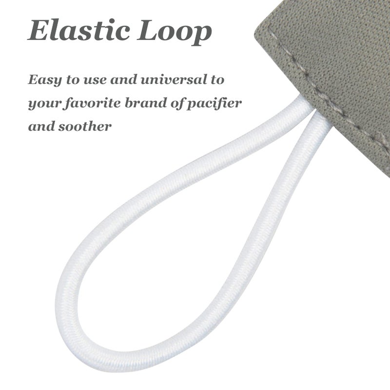 Babygoal Animal Pacifier Clips, 6 Pack Pacifier Holder Fits for Most Pacifier Styles 6PS18 - Image 4