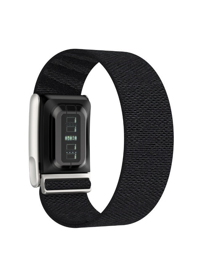 Loop Premium Nylon Sport Loop Ultra-Soft Breathable Adjustable Wristband for Workout, Fitness tracker ,Onyx Black - Image 4