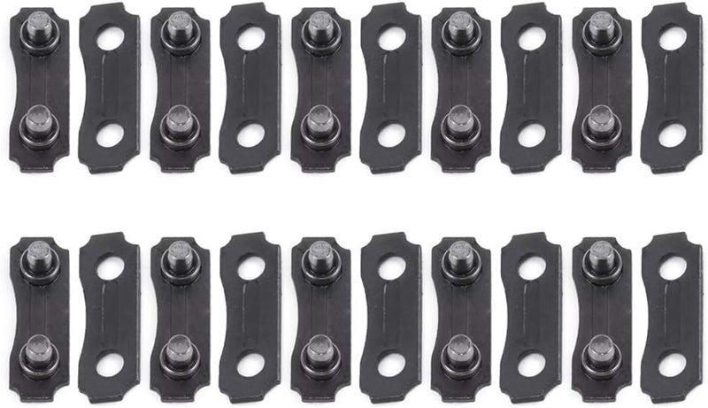 SquarezhenBo 20 Sets Chain Link Repair Preset Straps Chainsaw Chain Joining Links Repair Kit Saw Chain Link Repair Preset Chainsaw Parts and Accessories Replacement Parts (3/8'') - Image 1