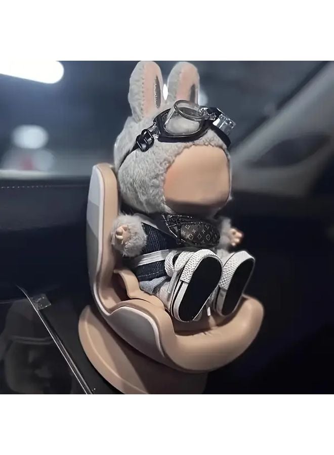 Light Pink Car Seat Display Stand With Magnetic Base For Labruit Dolls Gift - Image 5