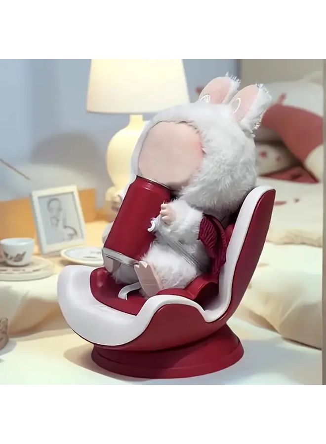 Light Pink Car Seat Display Stand With Magnetic Base For Labruit Dolls Gift - Image 4