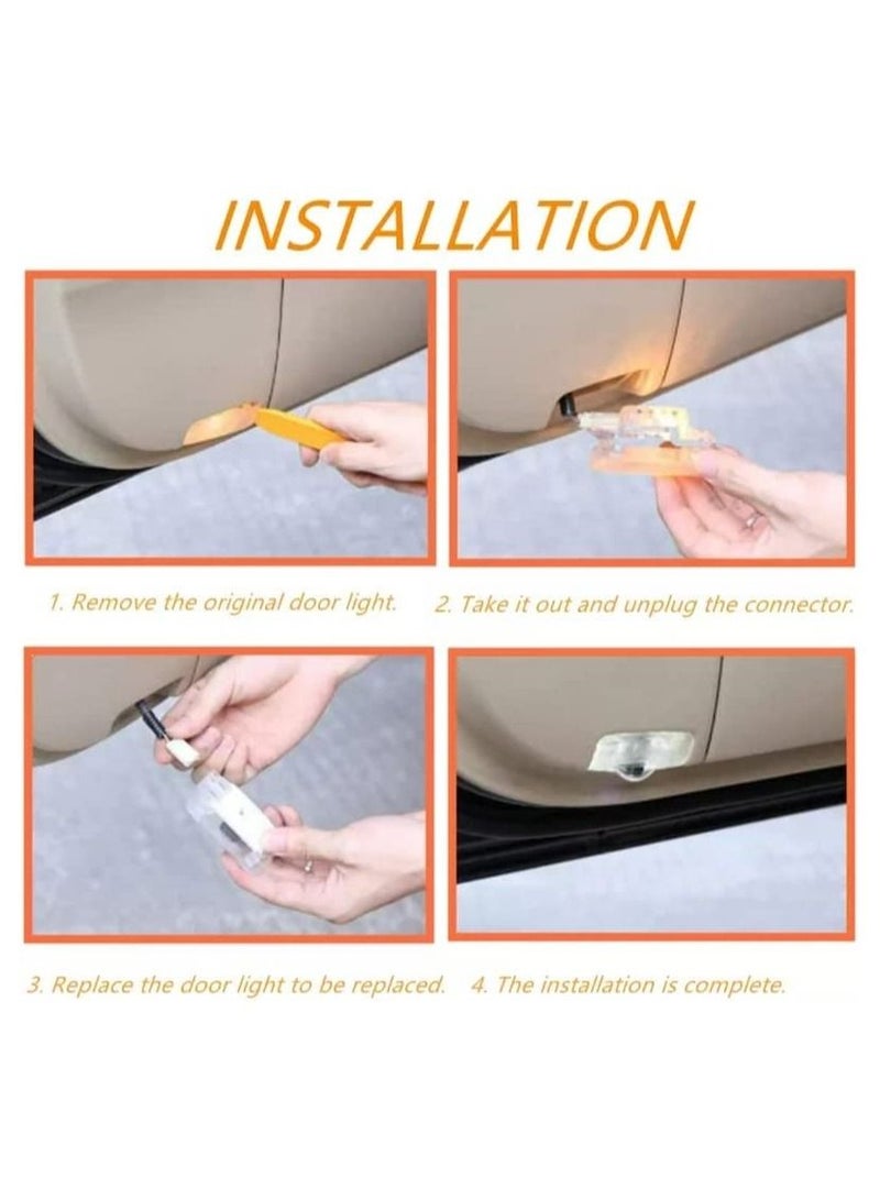 Generic Door Logo light For Toyota Land Cruiser  2007 2008 2009 2010 to 2022 Land Cruiser Accessories 2pc Set - Image 3