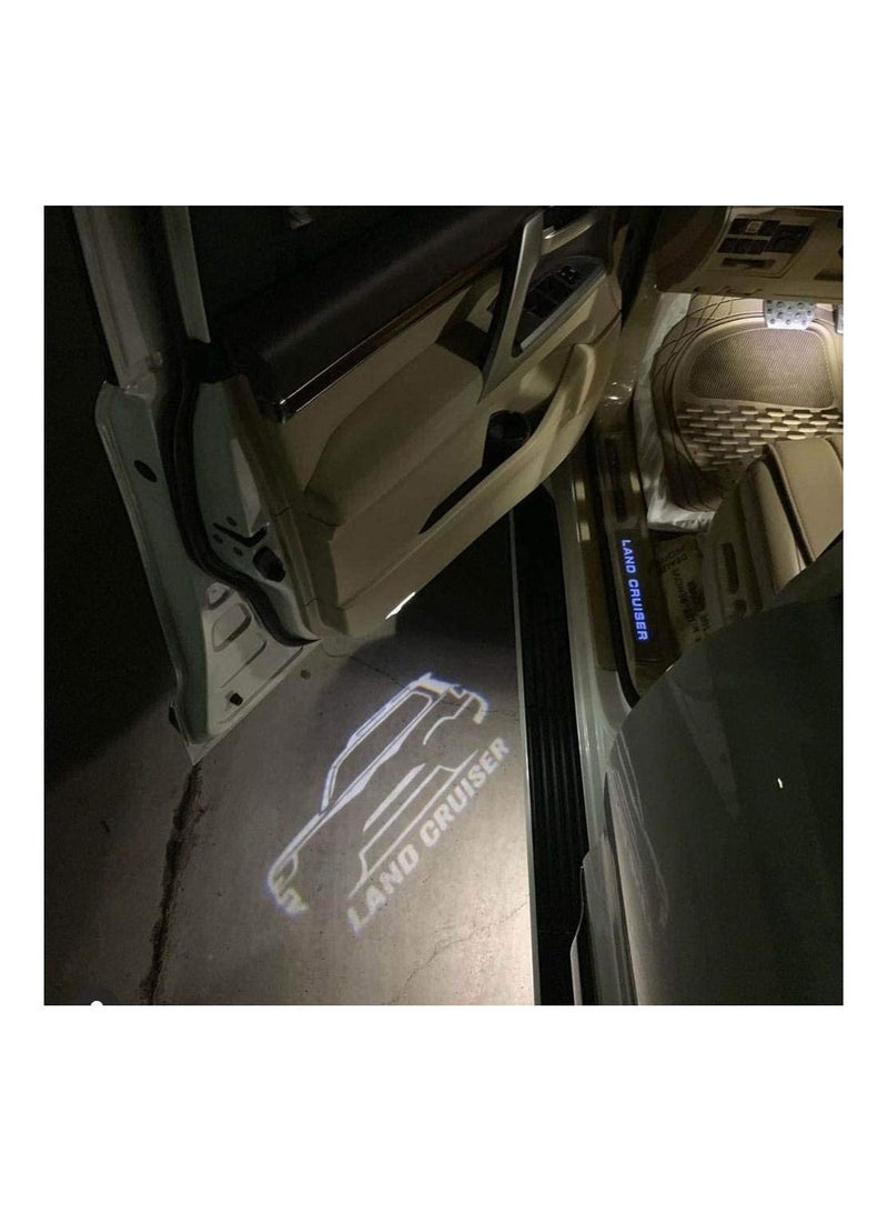 Generic Door Logo light For Toyota Land Cruiser  2007 2008 2009 2010 to 2022 Land Cruiser Accessories 2pc Set - Image 2